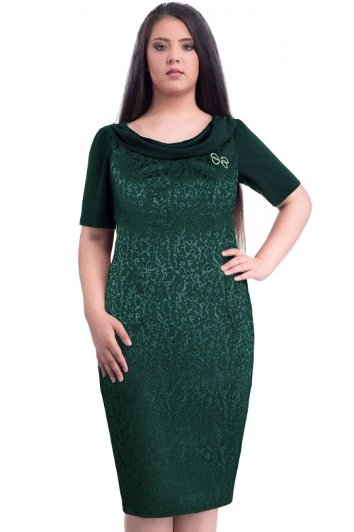Rochie eleganta verde Dorina
