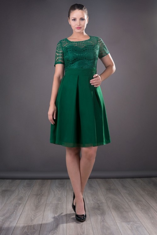 Rochie eleganta verde Ariana