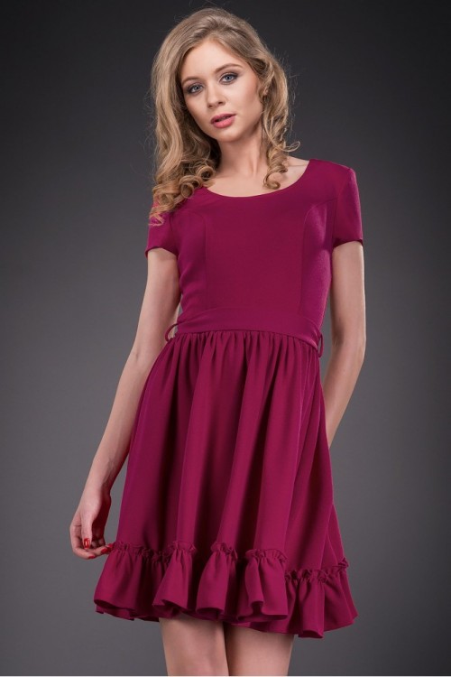 Rochie de zi fucsia Serena