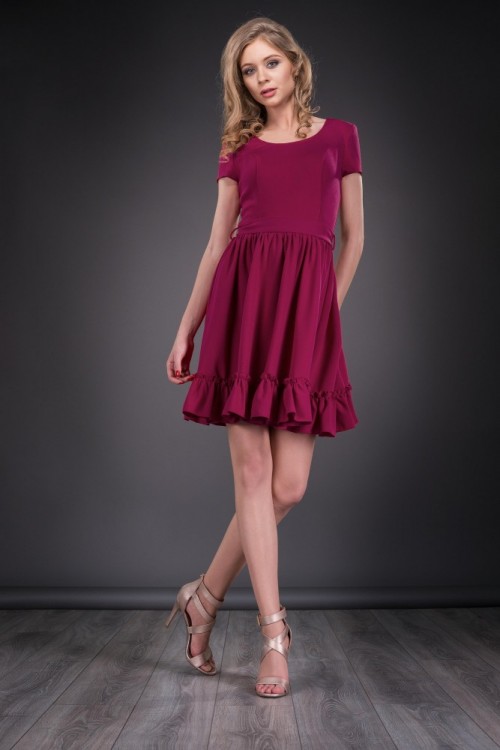 Rochie de zi fucsia Serena