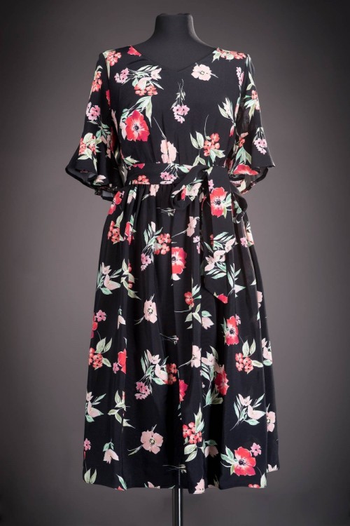 Rochie in clos cu imprimeu...