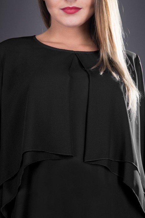Bluza eleganta neagra Mileva