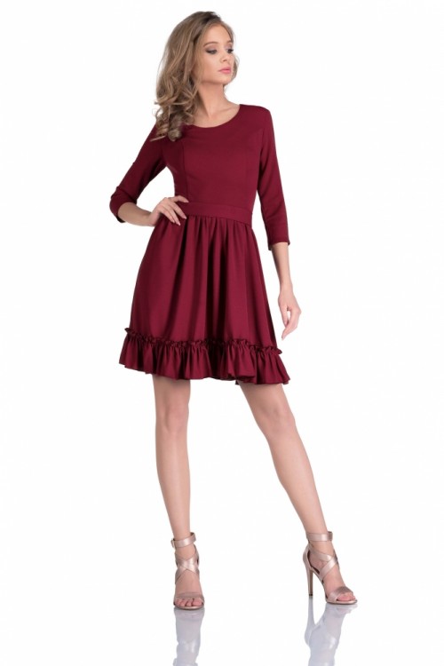 Rochie bordo in clos Samira