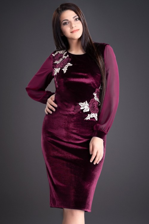 Rochie eleganta din catifea...