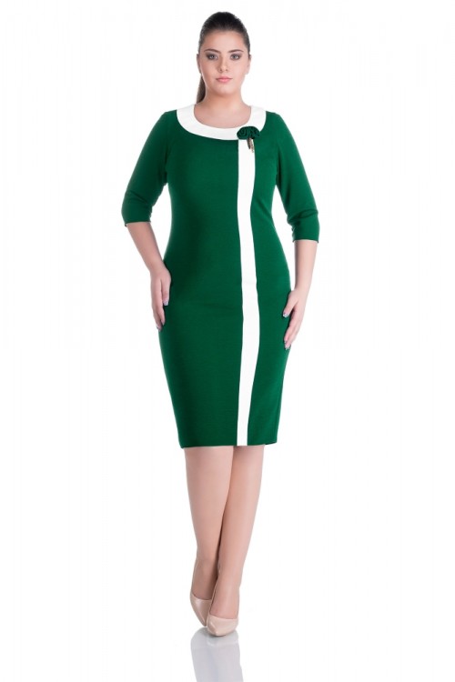 Rochie eleganta verde Natalia