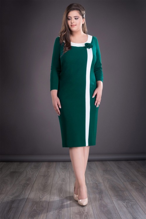 Rochie verde smarald Natalia