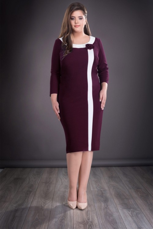 Rochie eleganta mov pruna...