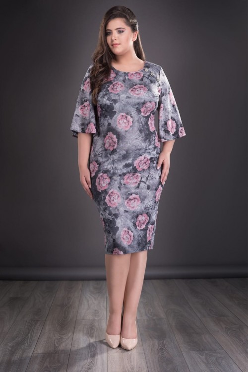 Rochie de zi cu maneci...