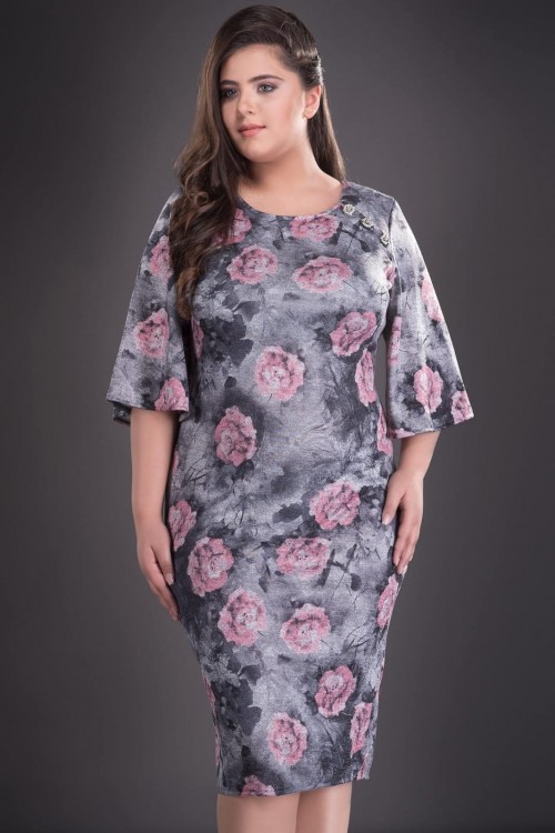 Rochie de zi cu maneci...