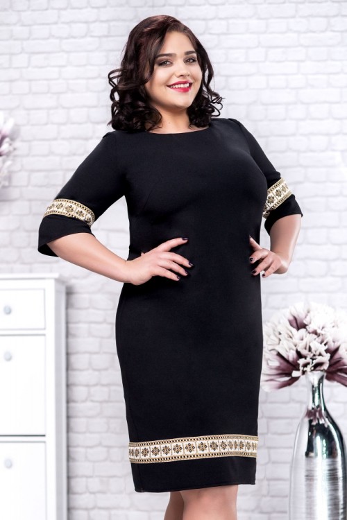 Rochie neagra eleganta cu...