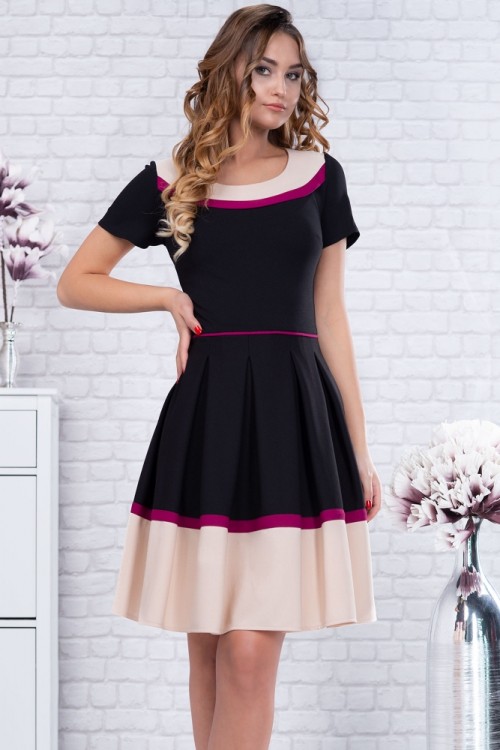 Rochie de zi cu maneca...