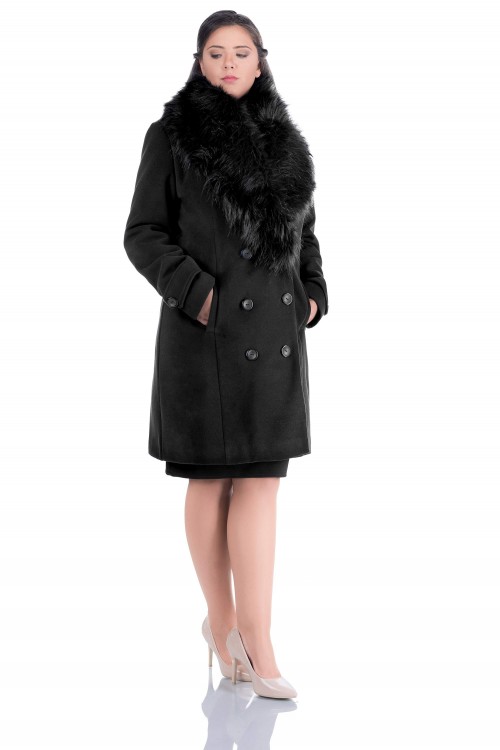 Palton cu blana Ambra