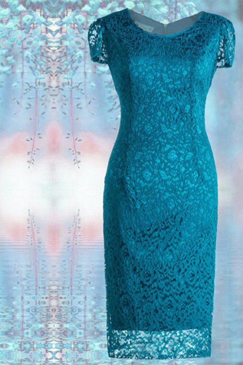 Rochie eleganta turcoaz Iris